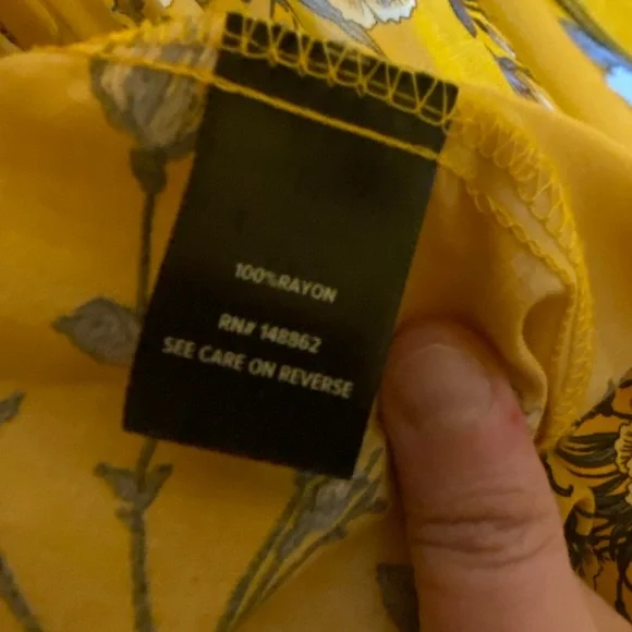 Torrid Women’s Plus size Yellow Floral Midi Dress Size 4x NWT - Picture 7 of 9
